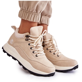PA1 Kvinnors varma vandringsskor Trappers Light Beige Otto