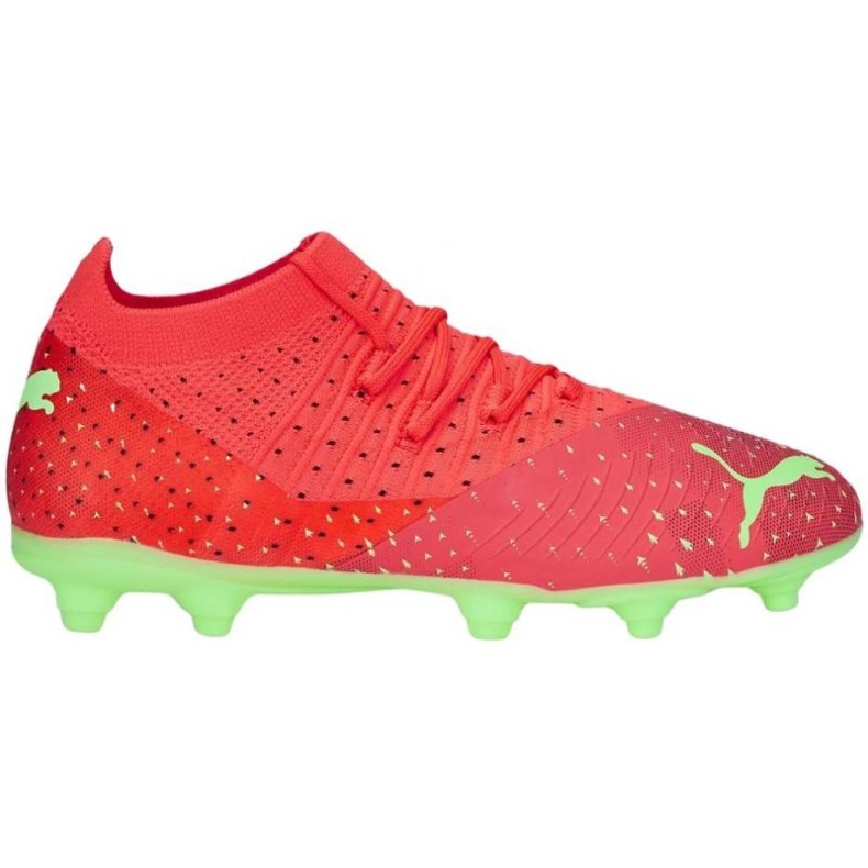 Puma Future 3.4 FG / AG Jr 107010 03 fotbollsskor orange apelsiner och röda
