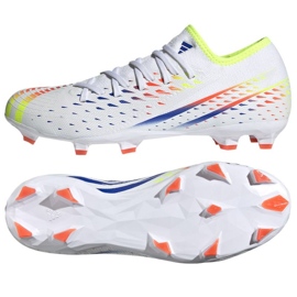 Adidas Predator Edge.3 L Fg M GW0995 fotbollsskor vit vit