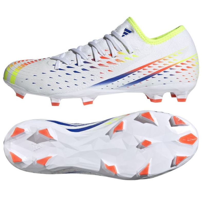 Adidas Predator Edge.3 L Fg M GW0995 fotbollsskor vit vit