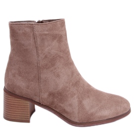 BM Klassiska mockastövlar Natina Khaki beige