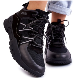 Dam vandringskängor Memory Foam Big Star KK274218 Svart