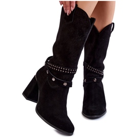 Lewski Shoes Dammocka högklackade stövlar Lewski Skor 2934 / B Svart