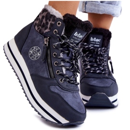 Varma stövlar för kvinnor Lee Cooper LCJ-22-31-1450 Marinblå