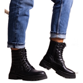 Svarta Tellin-stövlar