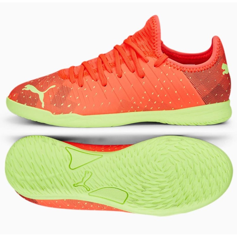Puma Future Z 4.4 It Jr 107018 03 fotbollsskor orange apelsiner och röda