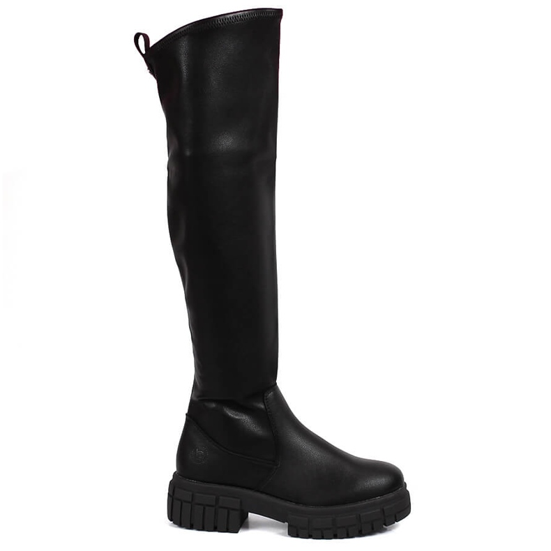 Bekväma overknee boots, isolerade svarta Bugatti KK253101