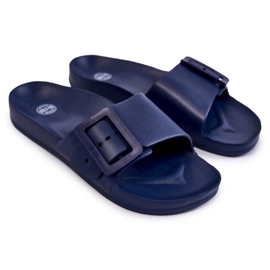 Damtofflor med spänne Big Star FF274A388 Marinblå