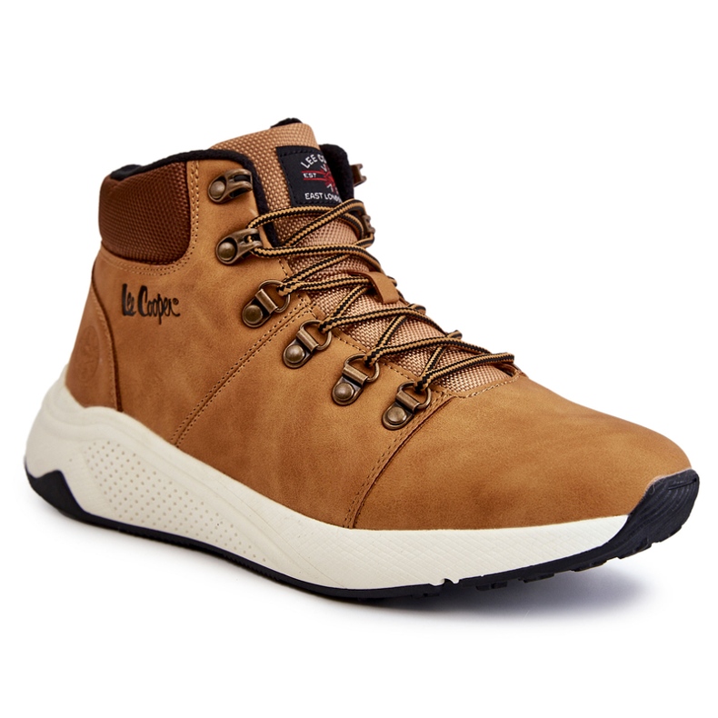 Varma vandringsskor för män Lee Cooper LCJ-22-31-1452 Camel brun