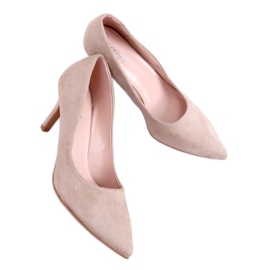 PA1 Klassiska Eurielle Khaki stiletter för kvinnor beige