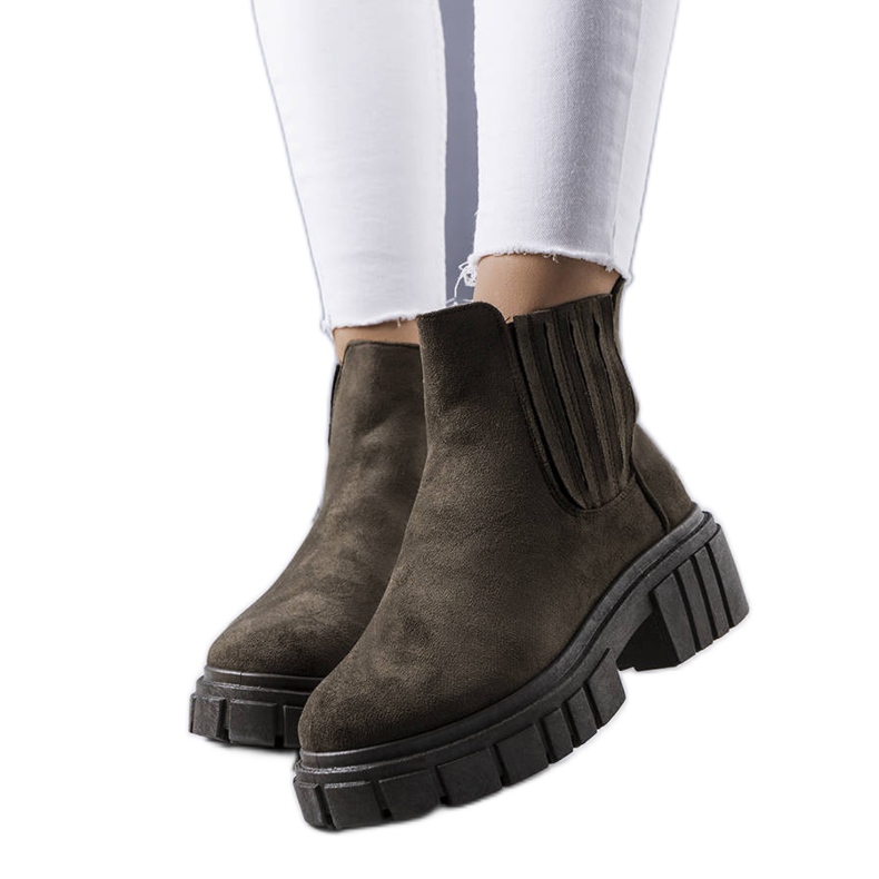 Gröna isolerade stövlar från Leiva