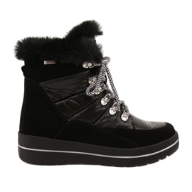Caprice Women's Black Snow Boots Waterproof 9-26240-29 019 svart