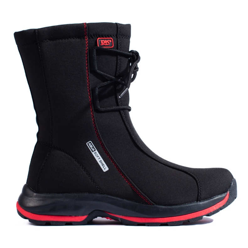 Vandringsskor för kvinnor med en DK fårskinnsrock svart