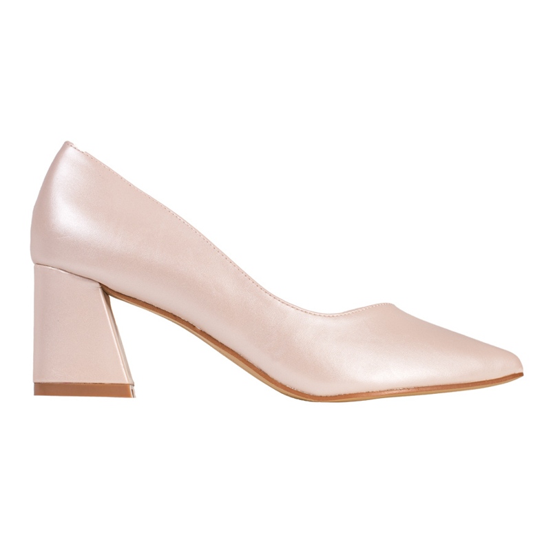 Dampärlpumpar på Shelovet-stolpen beige