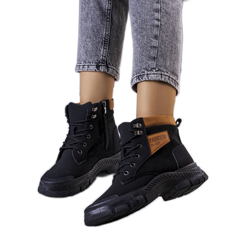 Svarta isolerade stövlar från Fordla