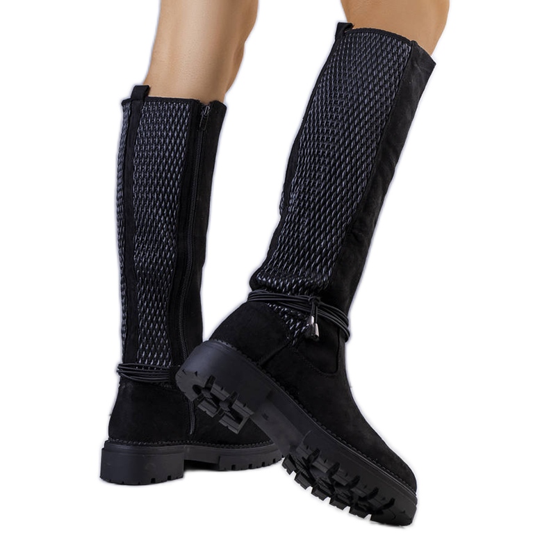 Svarta isolerade stövlar från Leale