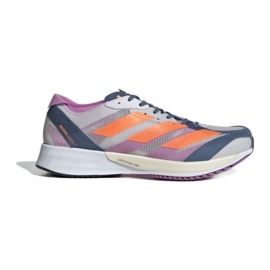 Adidas Adizero Adios 7 M GX6647 skor vit purpur orange