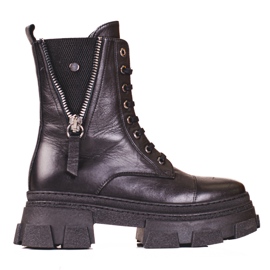 Skinnväskor för kvinnor med en dekorativ Shelovet-dragkedja svart