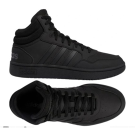 Adidas Hoops 3.0 Mid Wtr GW6421 skor svart