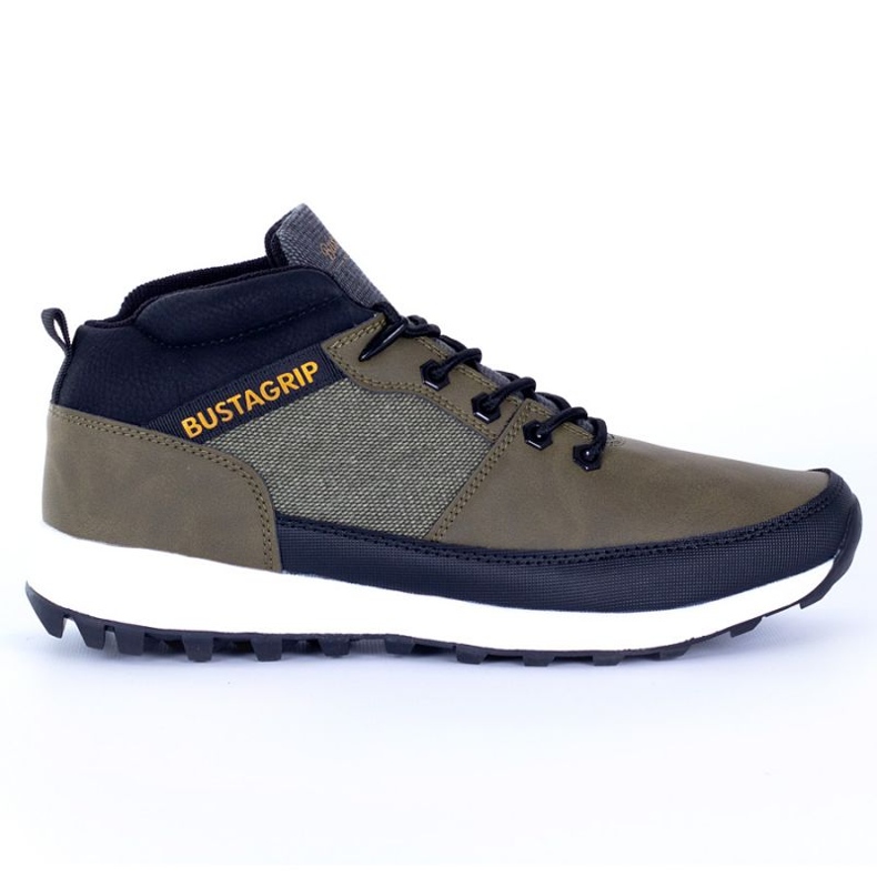 Läder sneakers skor Trax Bustagrip M MRM7B grön