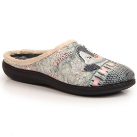 Bekväma varma hemtofflor Inblu W ARC25 grå