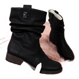 Stövlar isolerade med ull Rieker RKR174 svart