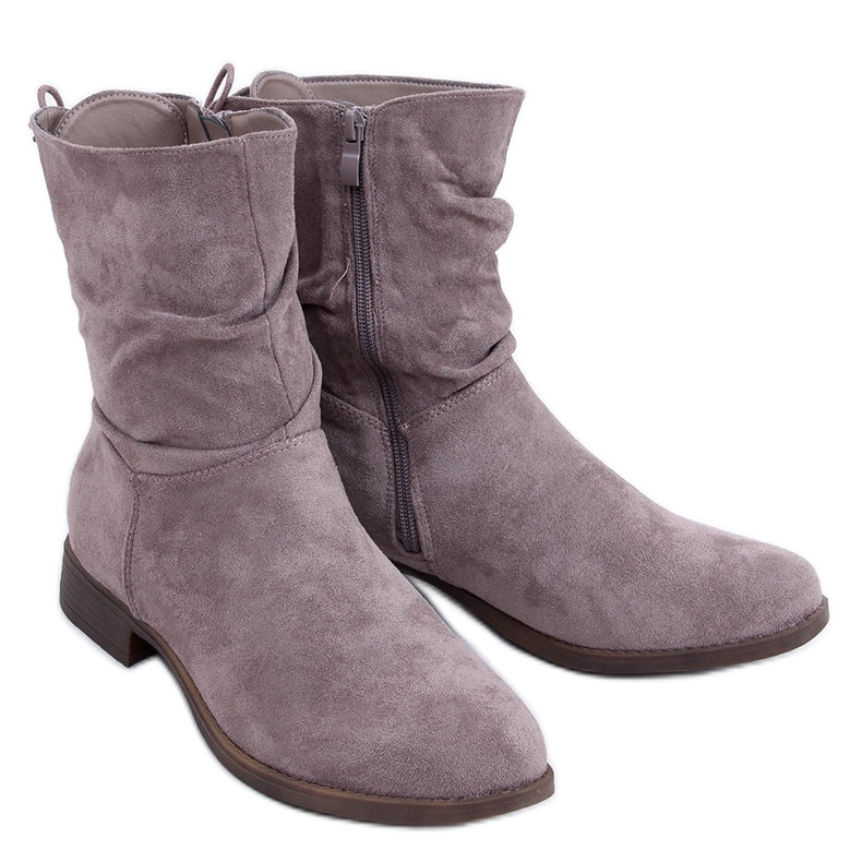 PA1 Theda Khaki platt mockaboots beige