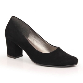 Dampumps i svart mocka på posten Azali 1470