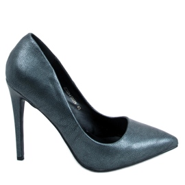 BM Leda Green högklackat dam svart grön