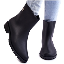 Marka niezdefiniowana Klassiska Slip-On Regnstövlar för kvinnor Svart Floriana Marka niezdefiniowana Klassiska Slip-On Regnstövlar för kvinnor Svart Floriana