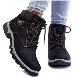 PA1 Dam Trapper Boots Warm Zipper Black Jake svart