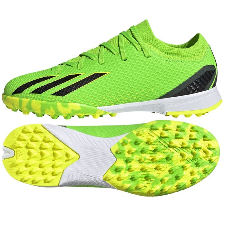 Adidas X Speedportal.3 Tf Jr GW8489 fotbollsskor grön grön