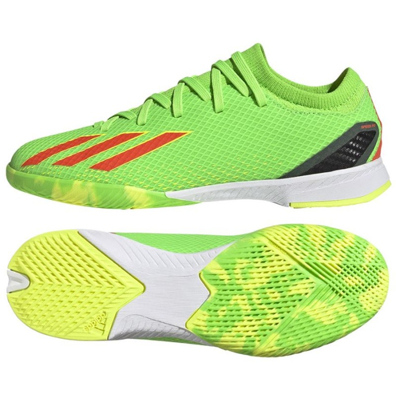 Adidas X Speedportal.3 In Jr GW8468 fotbollsskor grön grön