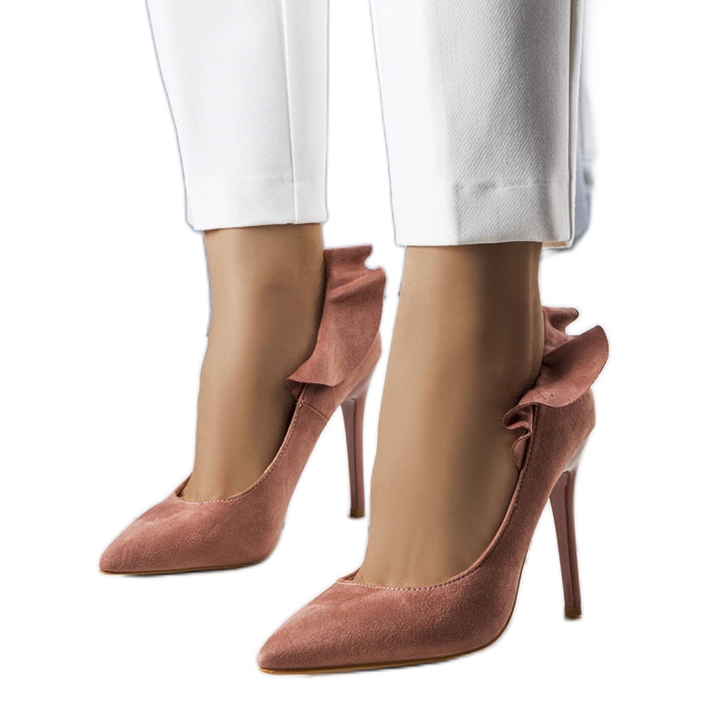 BM Jasmis rosa volangklackar