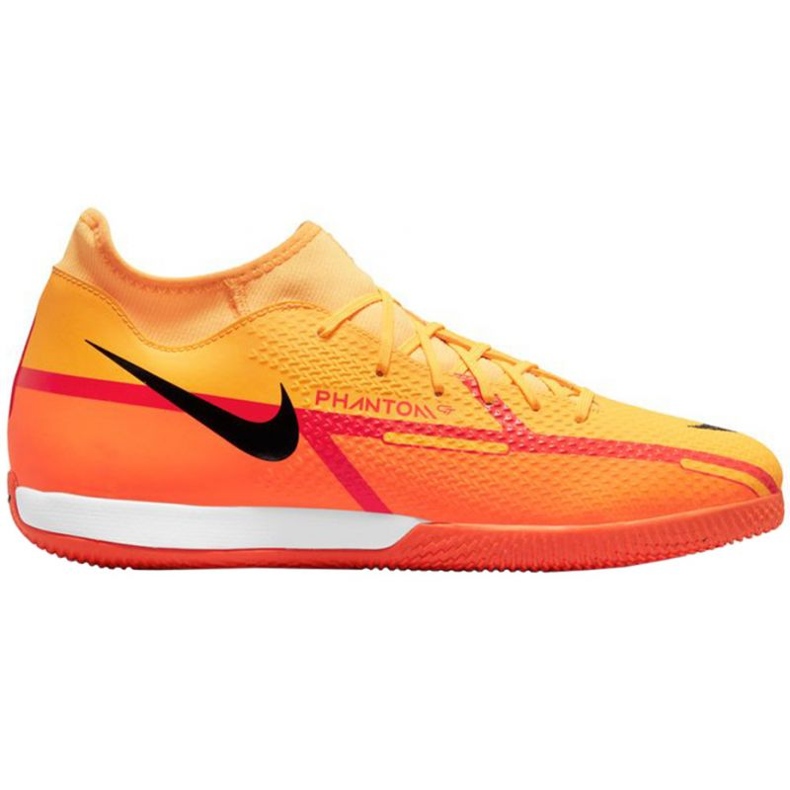 Nike Phantom GT2 Academy Df Ic M DC0800-808 fotbollsskor svart apelsiner och röda