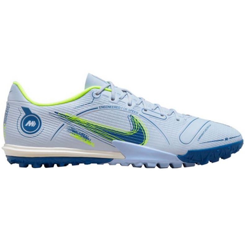 Nike Mercurial Vapor 14 Academy Tf M DJ2879-054 fotbollsskor blå blå