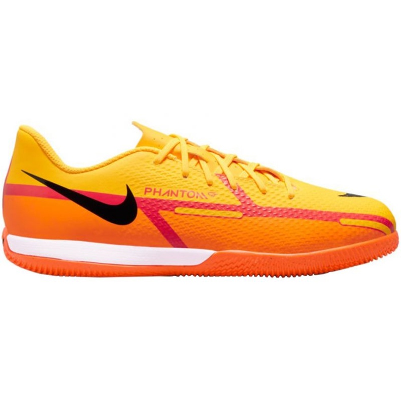 Nike Phantom GT2 Academy Ic Jr DC0816-808 fotbollsskor orange apelsiner och röda