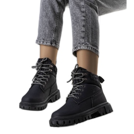 Didians svarta vandringskängor för kvinnor