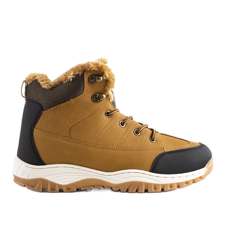 Violettbruna isolerade stövlar