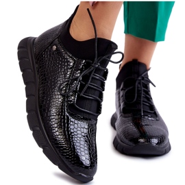 Vinceza Lätt Slip-on Sneakers dam Svart Soroco