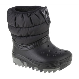 Crocs Classic Neo Puff Boot Toddler 207683-001 skor svart