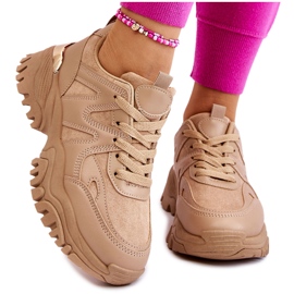 PG1 Klassiska sportskor på en mörkbeige Bowie-plattform