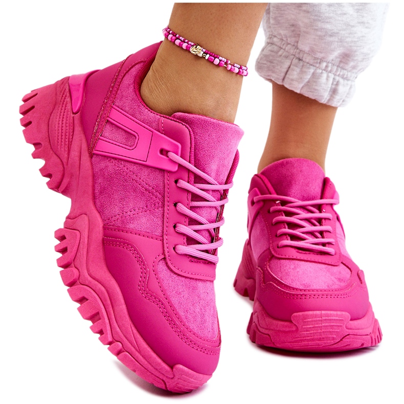 PG1 Fashionabla sportskor Sneakers Fuchsia Frezio rosa