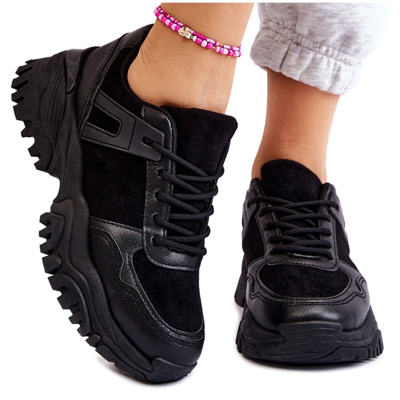 PG1 Fashionabla Sportskor Sneakers Svart Frezio