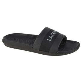 Tofflor Lacoste Croco Slide 0721 1 M 741CMA000702H svart
