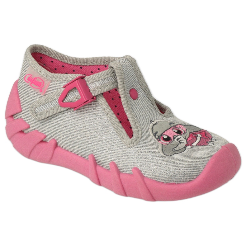 Befado barnskor speedy 110N454 rosa silver-