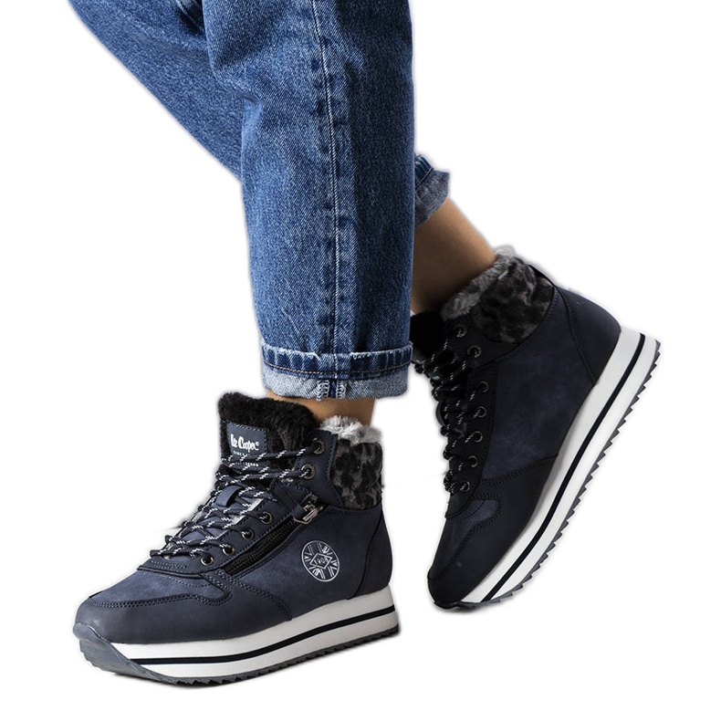 Marinblå stövlar LCJ-22-31-1450L Lee Cooper