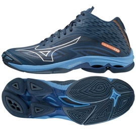 Skor Mizuno Wave Lighting Z7 Mid M V1GA225021 marinblå blå