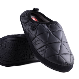 Big Star svarta isolerade tofflor KK174365