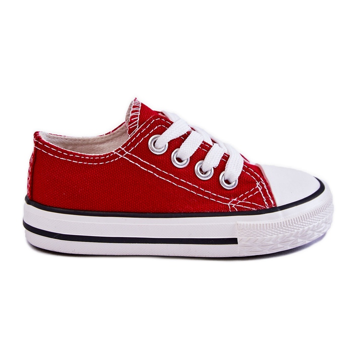 Barns röda Filemon Classic Sneakers
